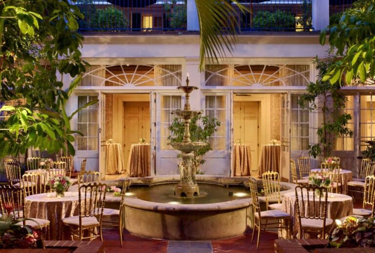 New Orleans Social Events Courtyard Rounds Image