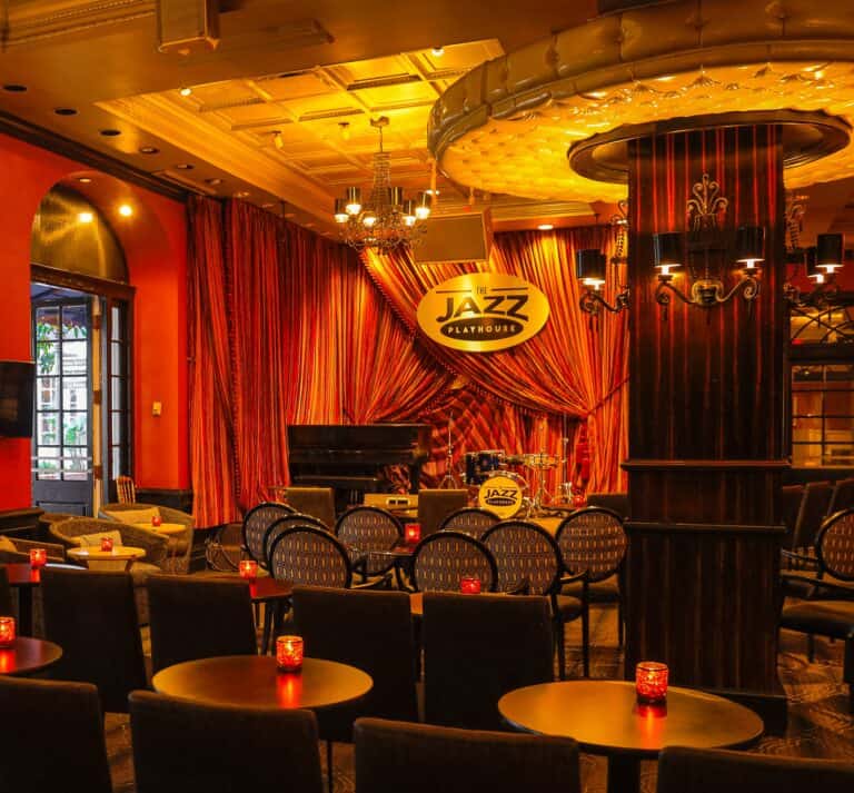 Cozy bar area featuring local spirits and a welcoming vibe.